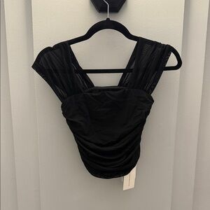 NWT Elegant Black Women's Top